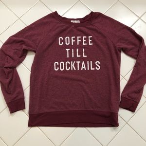Grayson Threads Coffee TIL Cocktails Sweater